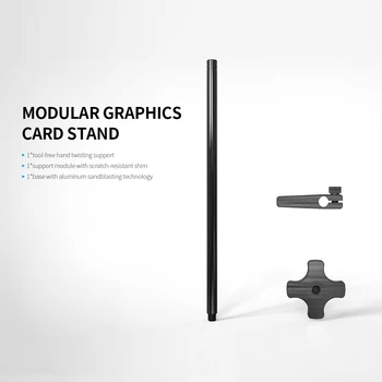 Video Card Stand Aluminum Vertical Graphics Card Holder Single Support Jack Bracket Desktop PC Case Cooling Bracket
Video Card Stand Aluminum Vertical Graphics Card Holder Single Support Jack Bracket Desktop PC Case Cooling Bracket