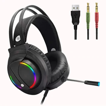 K1 Professional Gaming Headset Wired headphone Head-Mounted with Colorful Lighting Mic Gamer for PC Computer PS4 Xbox
K1 Professional Gaming Headset Wired headphone Head-Mounted with Colorful Lighting Mic Gamer for PC Computer PS4 Xbox