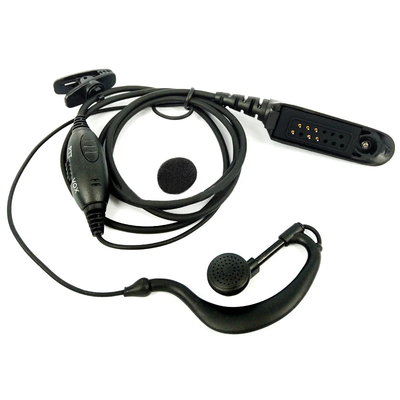 Earpiece Mic for Motorola Radio HT750 HT1250 GP328 GP329 GP340 GP380 MTX850 PRO5150 Walkie Talkie with Sound Control | Электроника