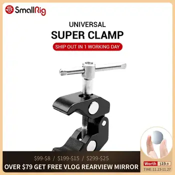 SmallRig Multi-function Super Clamp Ball Head Clamp Magic Arm Super Clamp w/1/4" Thread for GPS Phone LCD/DV Monitor Video Light
SmallRig Multi-function Super Clamp Ball Head Clamp Magic Arm Super Clamp w/1/4" Thread for GPS Phone LCD/DV Monitor Video Light