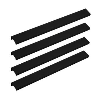 300mm/11.8 Inch Finger Edge Pull Tab Handle Home Kitchen Cabinets Drawers Collection Long Center Aluminum Black with Screws (4 P
300mm/11.8 Inch Finger Edge Pull Tab Handle Home Kitchen Cabinets Drawers Collection Long Center Aluminum Black with Screws (4 P