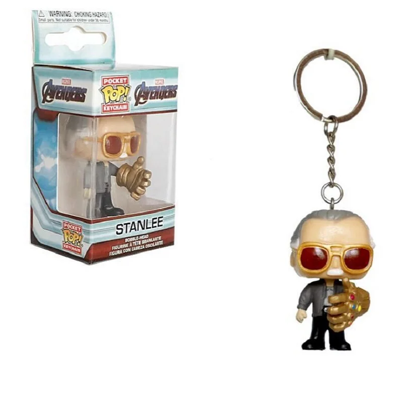 POP Pocket Figure Keychain STANLEE PVC Action Figure Collectible Model Toys for Children Original Box
POP Pocket Figure Keychain STANLEE PVC Action Figure Collectible Model Toys for Children Original Box