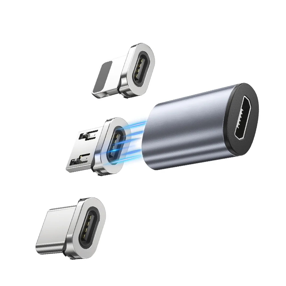 Type C Micro USB Cable Convert Plug Magnetic Cable Adapter Magnetic Charger Cable Connector Mobile Phone Charging Converter
Type C Micro USB Cable Convert Plug Magnetic Cable Adapter Magnetic Charger Cable Connector Mobile Phone Charging Converter