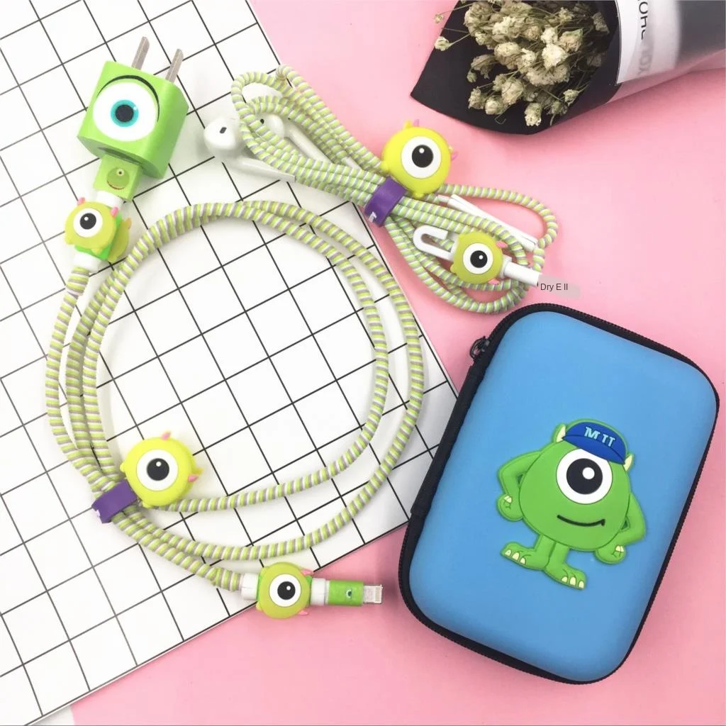 Data Cable Plug Headset Spring Protective Case Charger Sticker For IPhone Series Cute Cartoon Pattern Without Charger Headphones
Data Cable Plug Headset Spring Protective Case Charger Sticker For IPhone Series Cute Cartoon Pattern Without Charger Headphones