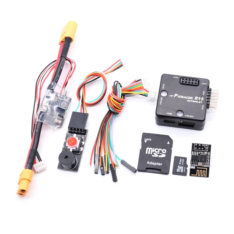 PIXRACER R15 Autopilot Xracer PX4 Pixhawk Flight Controller with xt60 For FPV Racing RC Drone Quadcopter Multicopter Multirotor
PIXRACER R15 Autopilot Xracer PX4 Pixhawk Flight Controller with xt60 For FPV Racing RC Drone Quadcopter Multicopter Multirotor