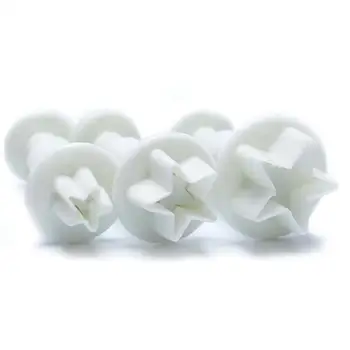 3 Pcs Star Shaped Cookie Plunger Cutter Cupcake Toppers Mold Cake Decorating Tool for Fondant Gum Pastry
3 Pcs Star Shaped Cookie Plunger Cutter Cupcake Toppers Mold Cake Decorating Tool for Fondant Gum Pastry