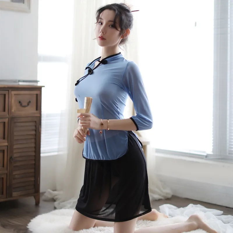 sexy qiaopao anime student cosplay costumes funny halloween suit club clothing carvical dress clothes
sexy qiaopao anime student cosplay costumes funny halloween suit club clothing carvical dress clothes