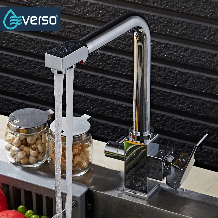 Hot Sale Drinking Water Faucet Lead Free 3 Way Water Filter Purifier 360 Degree Rotation Kitchen Faucet Osmosis Sink Mixer Tap
Hot Sale Drinking Water Faucet Lead Free 3 Way Water Filter Purifier 360 Degree Rotation Kitchen Faucet Osmosis Sink Mixer Tap