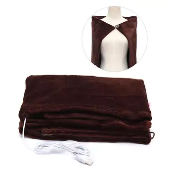USB Heated Shawl 45x80cm Electric Warming Heating Blanket Shoulder Neck Heating Shawl Soft 5V 4W Winter Warm Blanket
USB Heated Shawl 45x80cm Electric Warming Heating Blanket Shoulder Neck Heating Shawl Soft 5V 4W Winter Warm Blanket