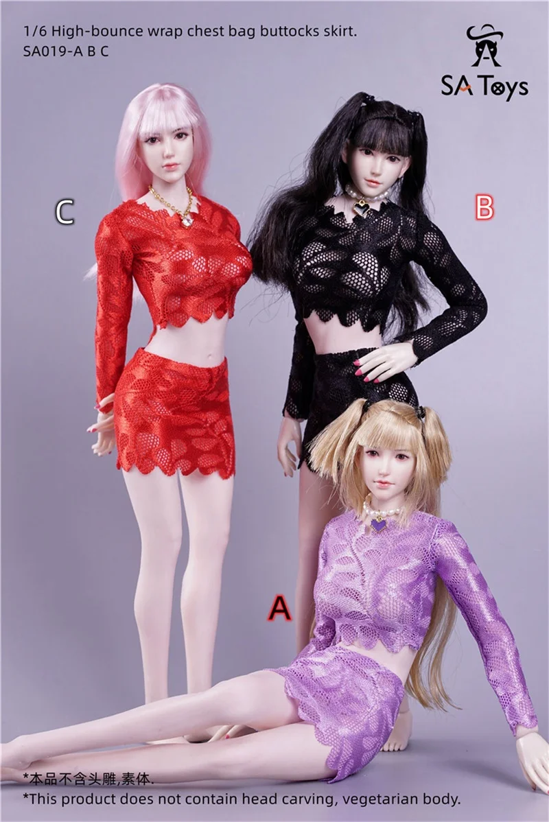 Toys SA019 1/6th High Bounce Wrap Chest Ba Buttocks Short Skirt For Mostly 12 inch Doll Figures Accessories
Toys SA019 1/6th High Bounce Wrap Chest Ba Buttocks Short Skirt For Mostly 12 inch Doll Figures Accessories