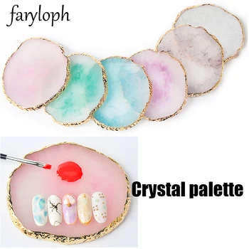Color Palette False Nail Tips Drawing Nail Color Resin Stone Palette For Nail Color Mixing Display Manicure Polish Gel Tool 
Color Palette False Nail Tips Drawing Nail Color Resin Stone Palette For Nail Color Mixing Display Manicure Polish Gel Tool