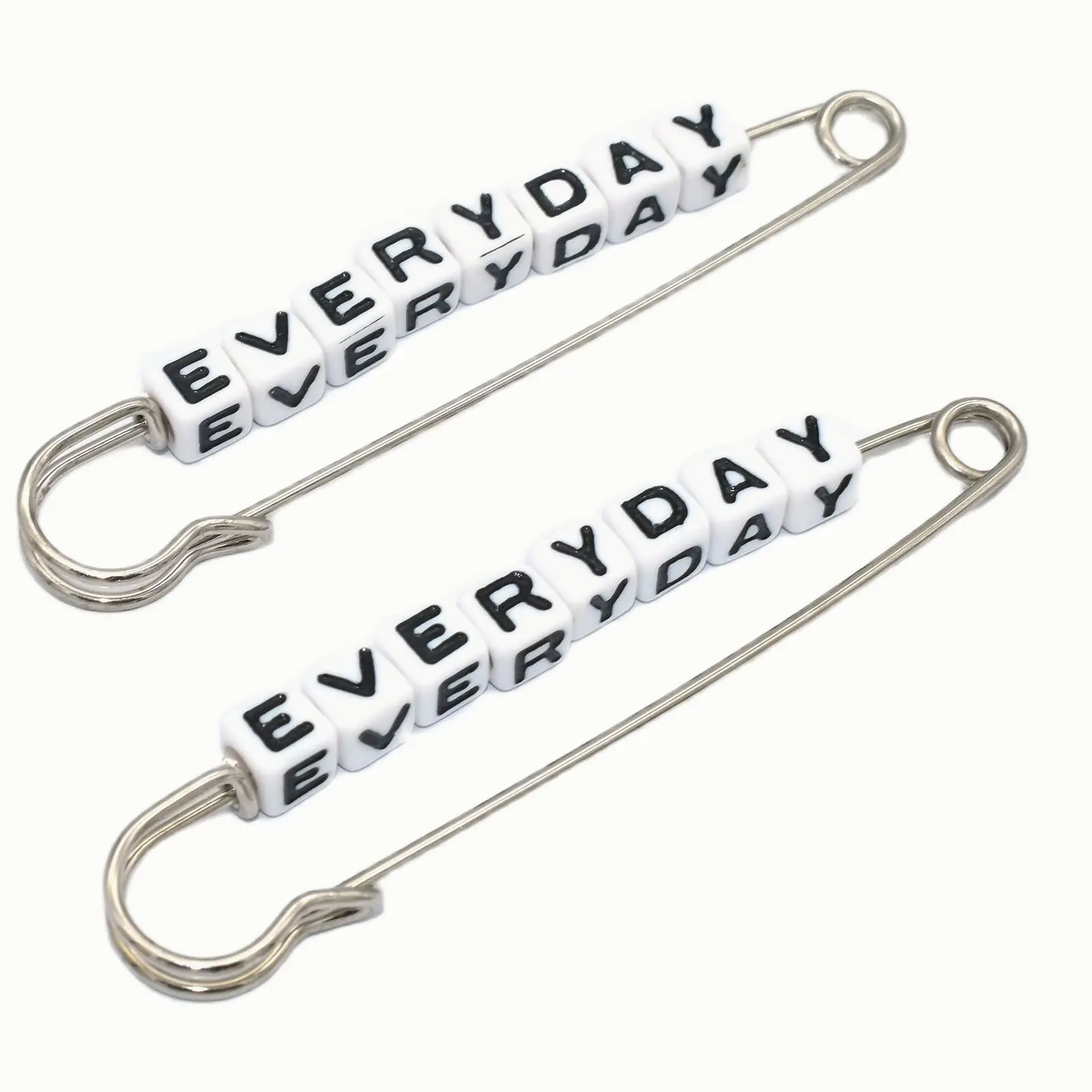 Silver Large Safety Pin Jewelry Charm Purse Handbag Making Fix Clothes skirt Fastener Fashion Decorate Artistic Crafts Supplies
Silver Large Safety Pin Jewelry Charm Purse Handbag Making Fix Clothes skirt Fastener Fashion Decorate Artistic Crafts Supplies