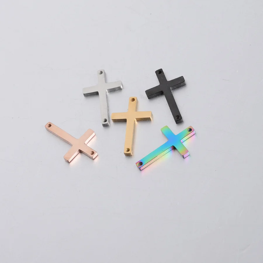 50pcs 11*18mm Small Cross Connector Charm Mirror Polished Stainless Steel Christ Cross Charms Connectors DIY Jewerly Craft
50pcs 11*18mm Small Cross Connector Charm Mirror Polished Stainless Steel Christ Cross Charms Connectors DIY Jewerly Craft