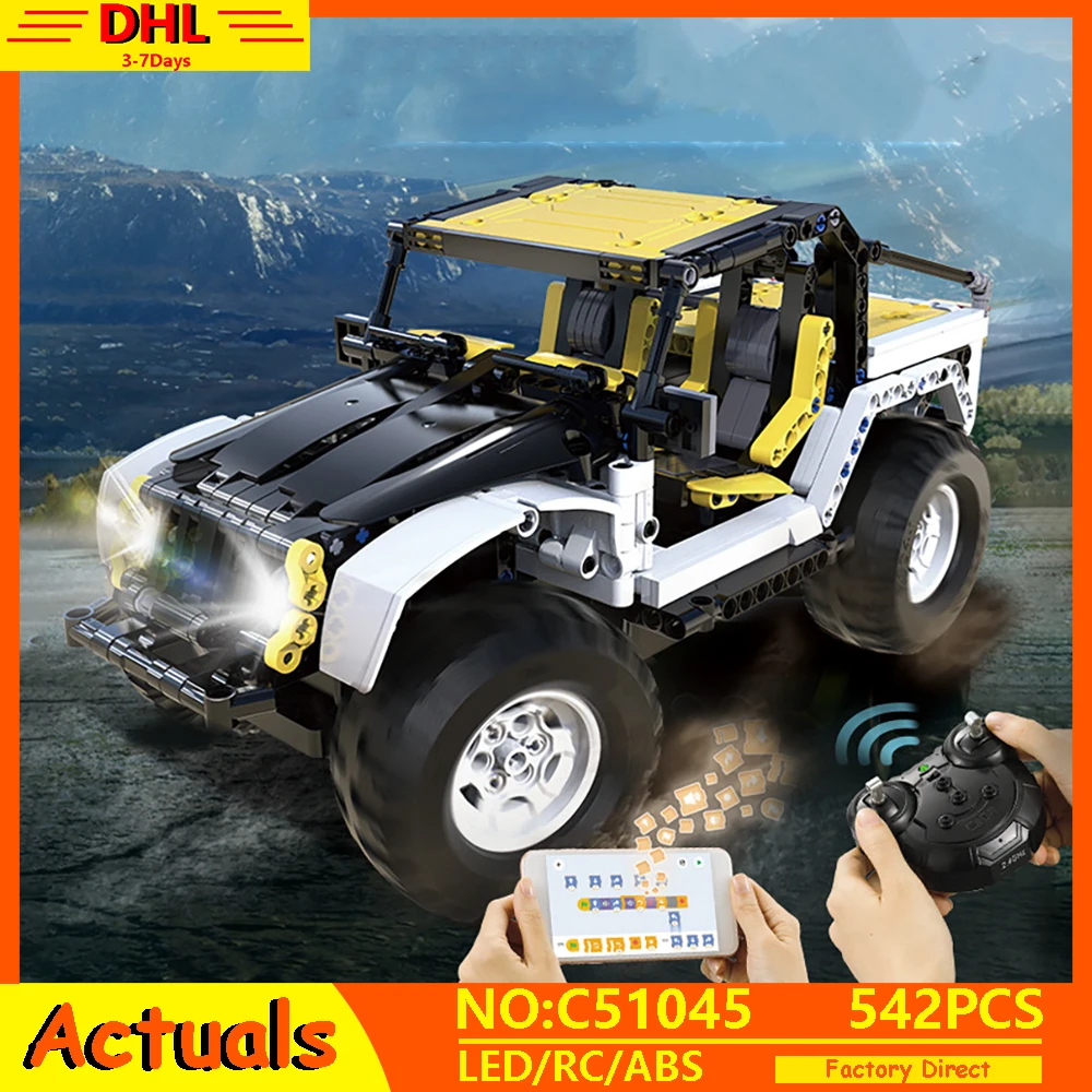 NEW Technic Car Series Jeeps Remote Control Car Building Blocks AWD SUV Bricks RC Racing Car Model Educational Toys Kids Gifts
NEW Technic Car Series Jeeps Remote Control Car Building Blocks AWD SUV Bricks RC Racing Car Model Educational Toys Kids Gifts