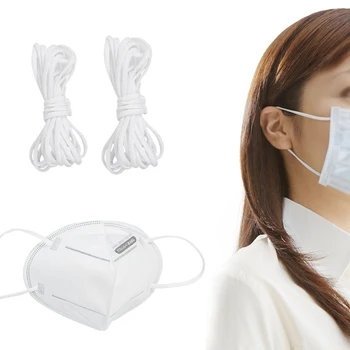 100M Elastic Band Handmade Mask String Rope Headwear Face Masks Headband DIY Ears Hanging Hook Sewing Cord Earloop Braided
100M Elastic Band Handmade Mask String Rope Headwear Face Masks Headband DIY Ears Hanging Hook Sewing Cord Earloop Braided