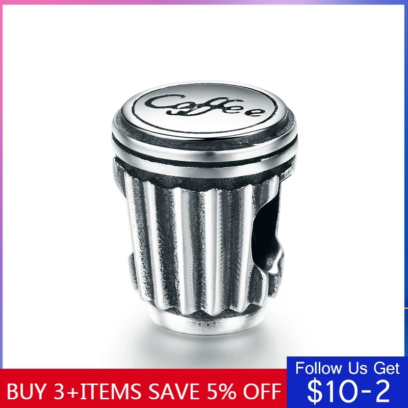 CodeMonkey Valentine Day Gift 100% 925 Sterling Silver Coffee Love Coffee Cup Charm Beads Fit Charm Bracelet DIY Jewelry CMC477
CodeMonkey Valentine Day Gift 100% 925 Sterling Silver Coffee Love Coffee Cup Charm Beads Fit Charm Bracelet DIY Jewelry CMC477
