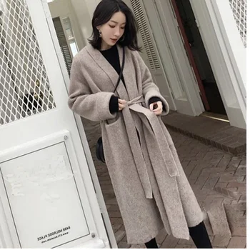 Lazy wind sweater jacket women 2020 new mid-length long knee loose super fire net red knitted cardigan
Lazy wind sweater jacket women 2020 new mid-length long knee loose super fire net red knitted cardigan