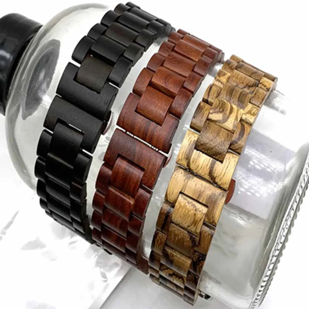 Natural Wood Compatible Band iwatch Band Bracelet Metal Stainless Steel Buckle for Watch Series 4 Series 3 Series 2 Series 1
Natural Wood Compatible Band iwatch Band Bracelet Metal Stainless Steel Buckle for Watch Series 4 Series 3 Series 2 Series 1
