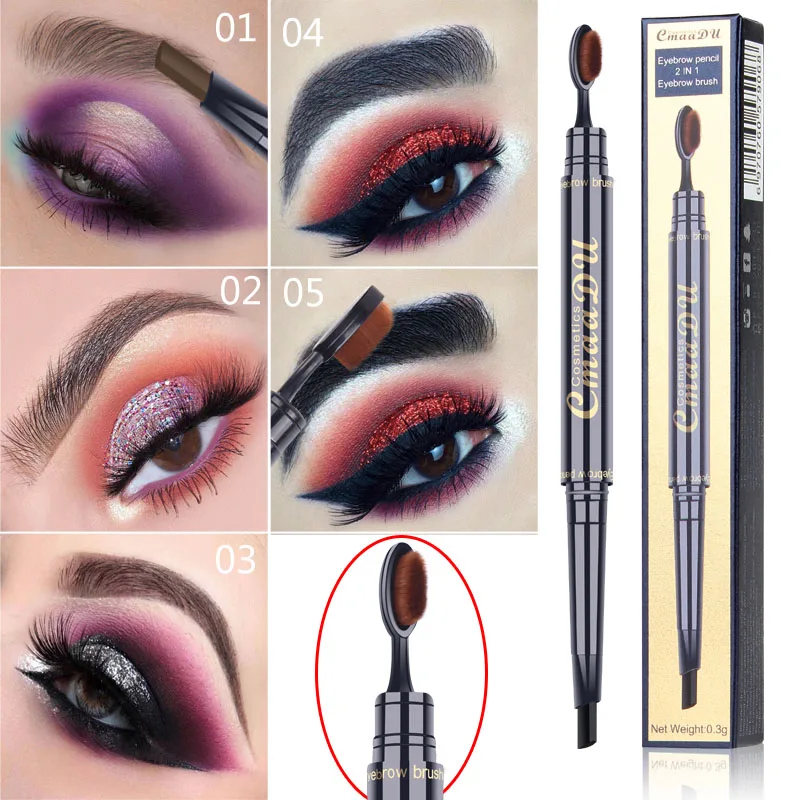 5 Colors Toothbrush Eyebrow Pencil Multi-function Waterproof Double Eyebrow Pencil Long-lasting Eyebrow Makeup Tool
5 Colors Toothbrush Eyebrow Pencil Multi-function Waterproof Double Eyebrow Pencil Long-lasting Eyebrow Makeup Tool
