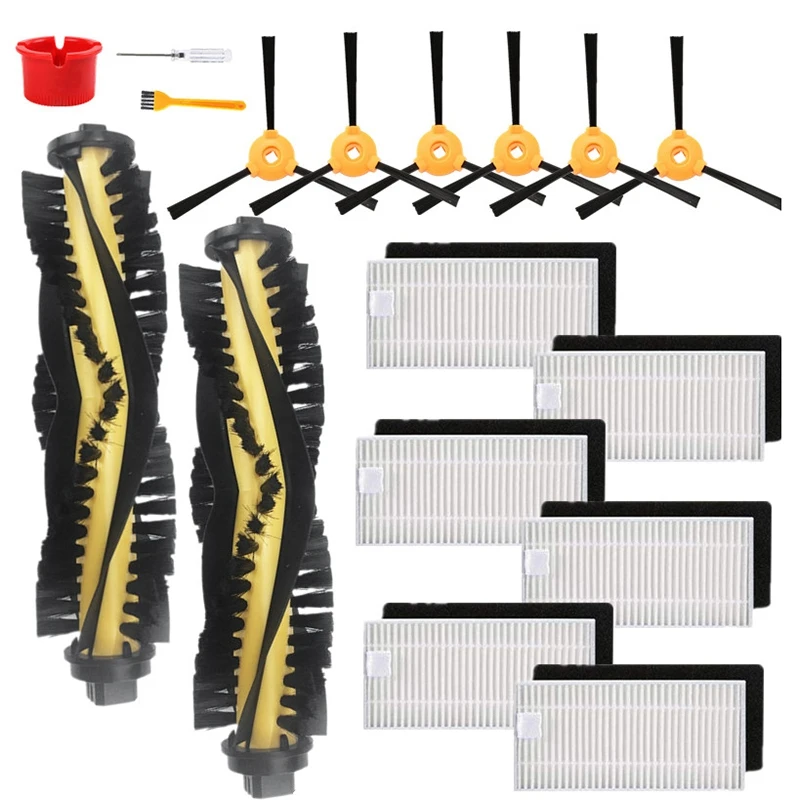 Accessory Kit Compatible for Ecovacs Deebot N79S Deebot N79 Robotic Vacuum 17Pcs
Accessory Kit Compatible for Ecovacs Deebot N79S Deebot N79 Robotic Vacuum 17Pcs