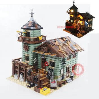 New MOC The Old City Fishing House Store Street City View Fit Villa Model Building Blocks Bricks 21310 Kid Gift
New MOC The Old City Fishing House Store Street City View Fit Villa Model Building Blocks Bricks 21310 Kid Gift