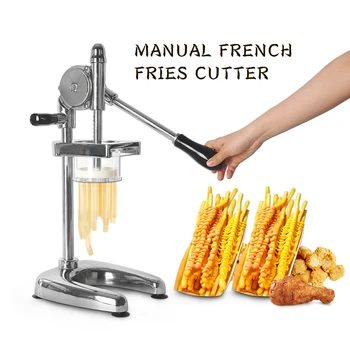 ITOP Manual Squeezer French Fries Cutters Machine Long 30cm Potato Ships Aluminium Alloy+Acrylic Special Extruder Tool 
ITOP Manual Squeezer French Fries Cutters Machine Long 30cm Potato Ships Aluminium Alloy+Acrylic Special Extruder Tool