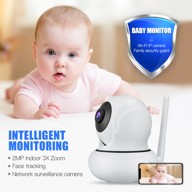 1080P HD Smart 4xZoom IP Camera WiFi Baby Monitor Auto Tracking Two-way Speak Audio IR Night Vision Security Surveillance Camera
1080P HD Smart 4xZoom IP Camera WiFi Baby Monitor Auto Tracking Two-way Speak Audio IR Night Vision Security Surveillance Camera