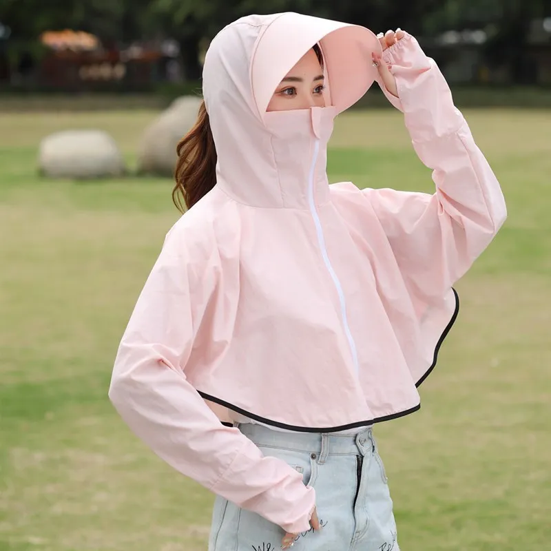 Summer Riding Coat Women's Korean-style Short Cute Fresh College Style Coat Fashion Thin Fashion Wind Shield 
Summer Riding Coat Women's Korean-style Short Cute Fresh College Style Coat Fashion Thin Fashion Wind Shield