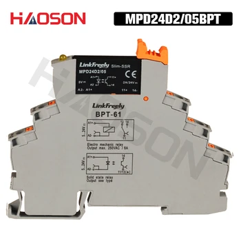 1pc MPD24D2 Smart Auto DC DC SSR Solid State Relay Din Rail 24V DC 2A Plug-in Spring Voltage Relay Switch Module & Board
1pc MPD24D2 Smart Auto DC DC SSR Solid State Relay Din Rail 24V DC 2A Plug-in Spring Voltage Relay Switch Module & Board