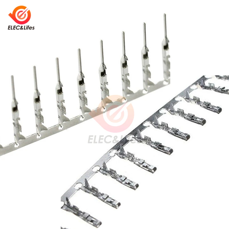 

100Pcs/lot 2.54mm Dupont wire Jumper Wire Cable Housing Female/Male Pin Header Connector Terminal