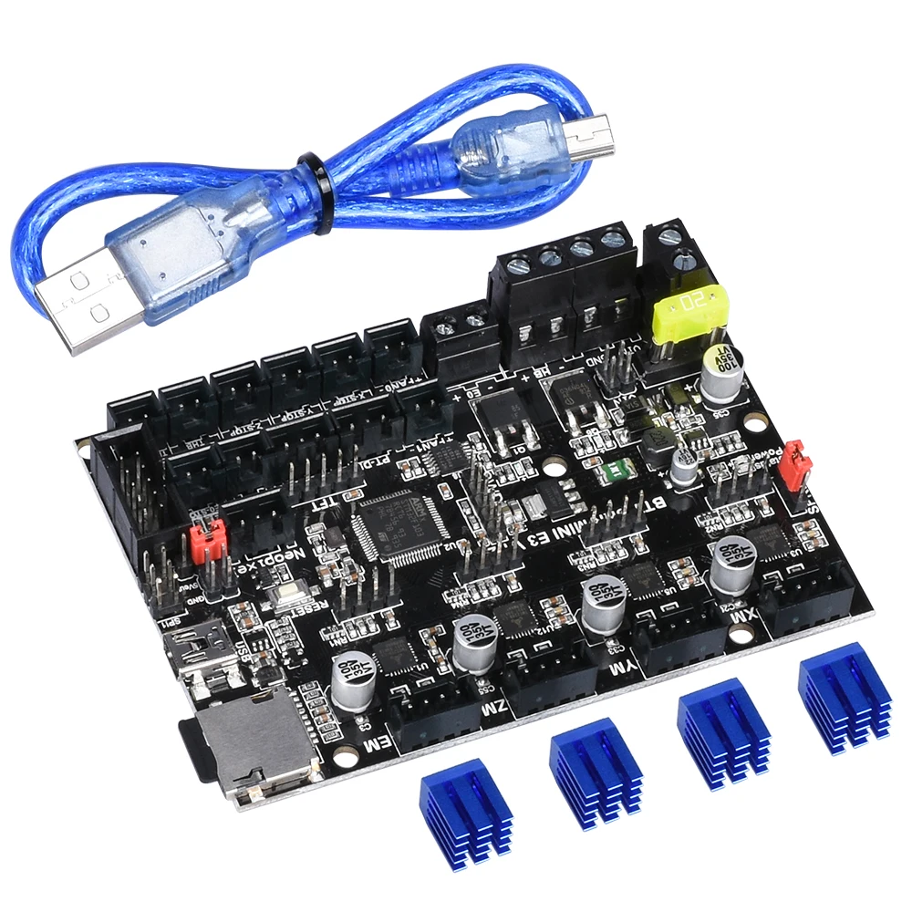 BIQU BIGTREETECH SKR MINI E3 V1.2 32 Bit Control Board Integrated TMC2209 UART Controller TMC2208 Upgrade Ender3 Pro 3D Printer
BIQU BIGTREETECH SKR MINI E3 V1.2 32 Bit Control Board Integrated TMC2209 UART Controller TMC2208 Upgrade Ender3 Pro 3D Printer