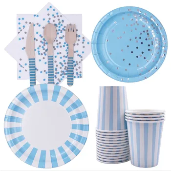 16 Guests 128pcs/set Pink Blue Disposable Tableware Gilding Dot Birthday Wedding Baby Shower Party Decorations Kids Plates Cups
16 Guests 128pcs/set Pink Blue Disposable Tableware Gilding Dot Birthday Wedding Baby Shower Party Decorations Kids Plates Cups