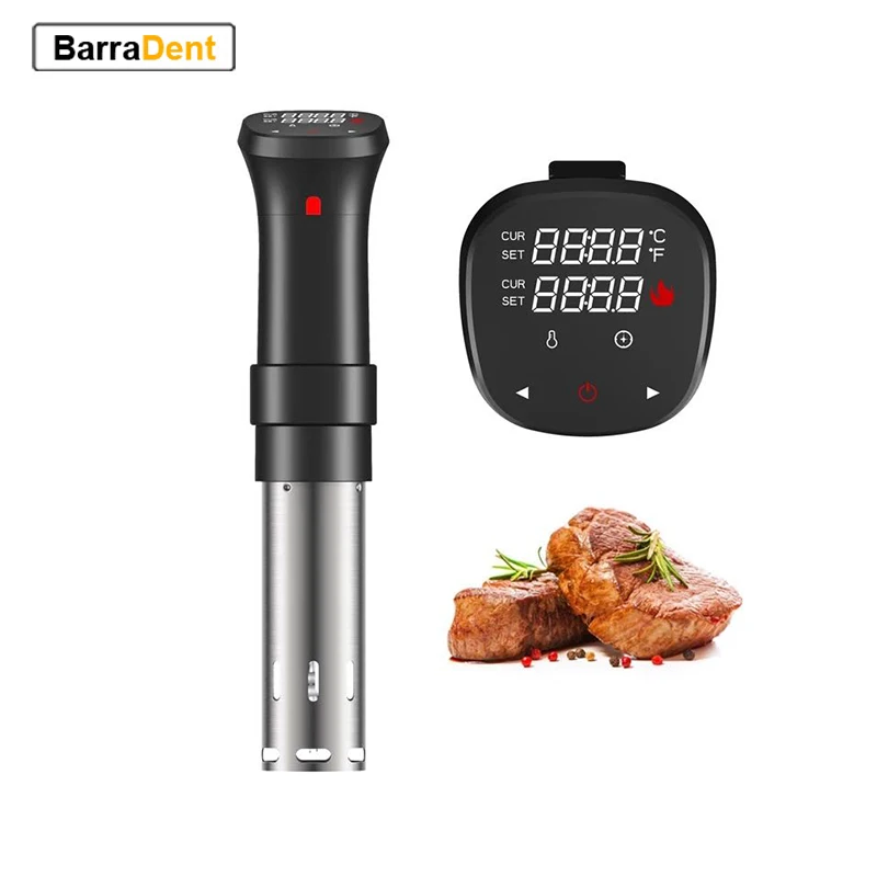EU/US/AU/UK Plug 1100W Vacuum Food Sous Vide Cooker Cooking Machine Sturdy Immersion Circulator LCD Digital Timer
EU/US/AU/UK Plug 1100W Vacuum Food Sous Vide Cooker Cooking Machine Sturdy Immersion Circulator LCD Digital Timer
