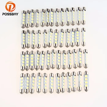 POSSBAY 50x 5050 41mm 4-SMD 12V LED Festoon Light Bulbs Car Licence Number Plate White Lamp Bulb Universal for Honda Toyota Audi
POSSBAY 50x 5050 41mm 4-SMD 12V LED Festoon Light Bulbs Car Licence Number Plate White Lamp Bulb Universal for Honda Toyota Audi