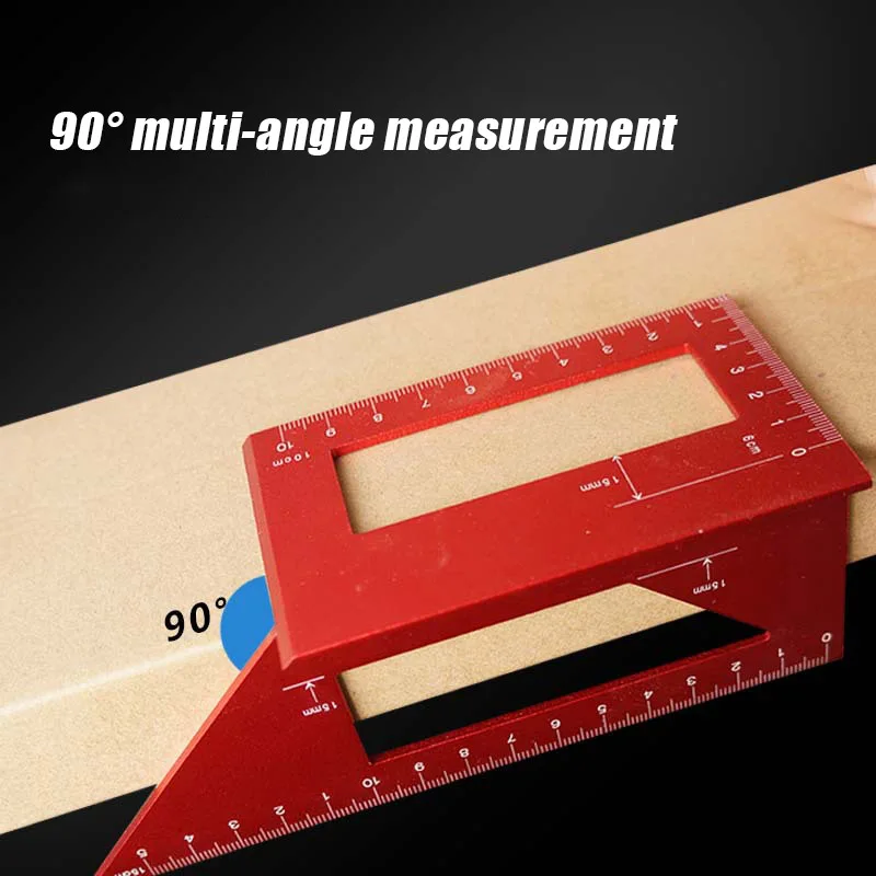 T-type Scriber Guide Ruler Multifunctional 45 90 Degree Angle Tools for Woodworking Measuring HVR88
T-type Scriber Guide Ruler Multifunctional 45 90 Degree Angle Tools for Woodworking Measuring HVR88