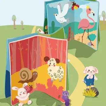 Kids Baby Cloth Book 3D Cartoon Animal Baby Soft Cloth Book Tactile Hanging Early Development Educational Toy
Kids Baby Cloth Book 3D Cartoon Animal Baby Soft Cloth Book Tactile Hanging Early Development Educational Toy