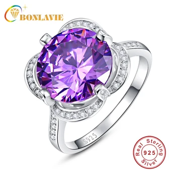 BONLAVIE Women Rings Beautiful Purple Round Crystal Cubic Ziaconia Finger Ring Jewelry
BONLAVIE Women Rings Beautiful Purple Round Crystal Cubic Ziaconia Finger Ring Jewelry