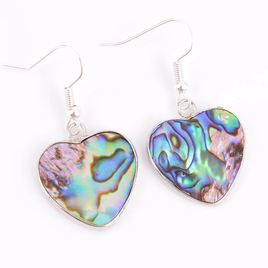 Lovely Abalone Shell Earrings Silver Color Circle Hook Earring Heart Shape Shells Jewelry for Women Gift R228
Lovely Abalone Shell Earrings Silver Color Circle Hook Earring Heart Shape Shells Jewelry for Women Gift R228