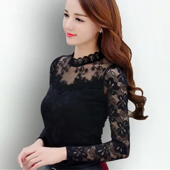 Fashion Sexy Women Tops Blouses White Shirt Lace Hollow Out Stand Collar Long Sleeve Charming Women Shirts 2020 Plus Size
Fashion Sexy Women Tops Blouses White Shirt Lace Hollow Out Stand Collar Long Sleeve Charming Women Shirts 2020 Plus Size