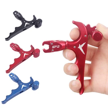 SPG Archery Grip Caliper 4 Finger Release Aids Compound Bow Thumb Trigger Handle Ergonomics Design Easy To Use
SPG Archery Grip Caliper 4 Finger Release Aids Compound Bow Thumb Trigger Handle Ergonomics Design Easy To Use