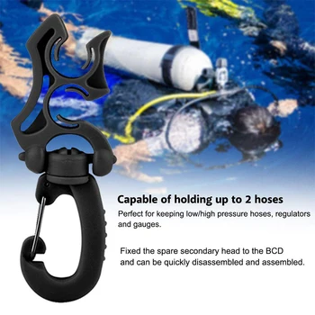 Regulator Double BCD Hose Holder With Clip Buckle Hook Double BCD Clip Regulator Retainer Buckle For Scuba Diving Snorkeling
Regulator Double BCD Hose Holder With Clip Buckle Hook Double BCD Clip Regulator Retainer Buckle For Scuba Diving Snorkeling