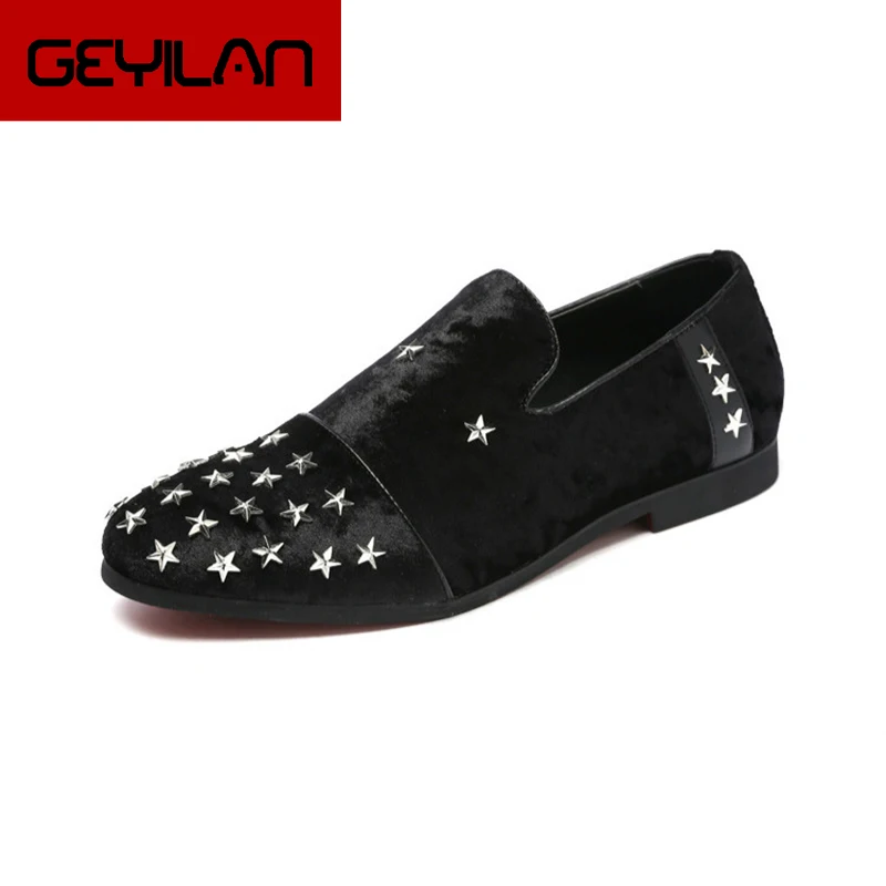 Suede Peas Personality Star Tide Loafers Casual Driving Personality Men's Shoes
Suede Peas Personality Star Tide Loafers Casual Driving Personality Men's Shoes