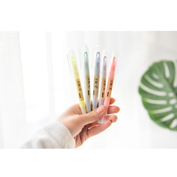 6Pcs/set Double-headed Highlight Pens 6 Colors Markers for Students Painting Marking JHP-Best 
6Pcs/set Double-headed Highlight Pens 6 Colors Markers for Students Painting Marking JHP-Best