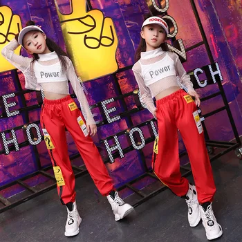 Children'S Hip Hop Street Dance Clothes Girls Jazz Dance Costumes Hip-Hop Wear Mesh Tops Pants Suit Kids Stage Drum Tide DL4762
Children'S Hip Hop Street Dance Clothes Girls Jazz Dance Costumes Hip-Hop Wear Mesh Tops Pants Suit Kids Stage Drum Tide DL4762