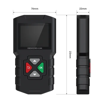 OBDII Code Reader Scanner ODB2 Car Diagnostic Tool Free Update Automotive Scanner Professional Universal
OBDII Code Reader Scanner ODB2 Car Diagnostic Tool Free Update Automotive Scanner Professional Universal