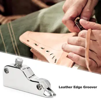 DIY Leather Edge Trimming Knife Stainless Steel Groover Adjustable Handmade Leathercraft Cutting Tools Semi-finished Supplies 
DIY Leather Edge Trimming Knife Stainless Steel Groover Adjustable Handmade Leathercraft Cutting Tools Semi-finished Supplies