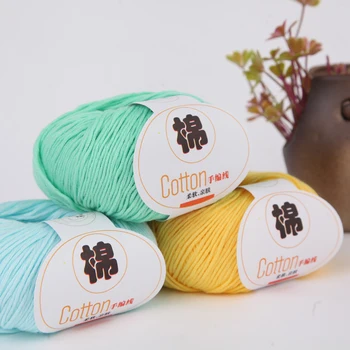 50g/ball Newest 100% Cotton Yarn for Knitting Soft Combed Thread Crochet Yarn Hand Knitting Colorful Organic Yarn
50g/ball Newest 100% Cotton Yarn for Knitting Soft Combed Thread Crochet Yarn Hand Knitting Colorful Organic Yarn