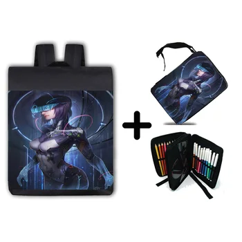 PACK BACKPACK AND CASE MOTOKO KUSANAGI PORTRAIT school
PACK BACKPACK AND CASE MOTOKO KUSANAGI PORTRAIT school