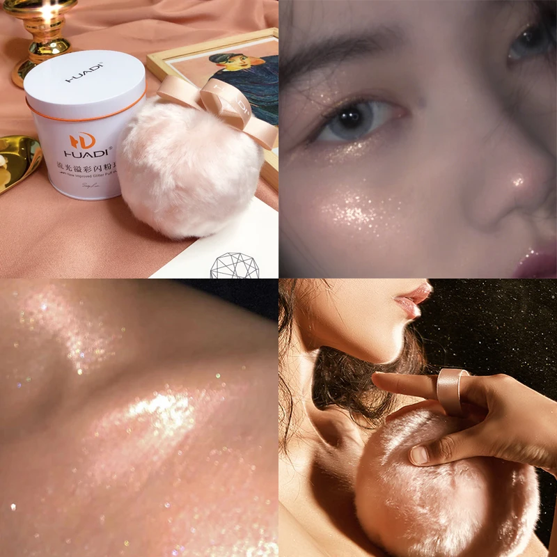 Highlighter Ball Puff Shimmer Bronzer Face Body Glitter Brighten Contour Makeup Illuminator Handmade Makeup Highlighter Cosmetic
Highlighter Ball Puff Shimmer Bronzer Face Body Glitter Brighten Contour Makeup Illuminator Handmade Makeup Highlighter Cosmetic