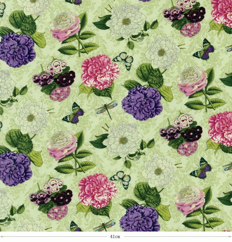 2019 Tissus Tecidos The Bottom Of Green Garden Butterfly Imported From Japan Pure Cotton Printed Manual Diy Shirt Dress Fabrics 
2019 Tissus Tecidos The Bottom Of Green Garden Butterfly Imported From Japan Pure Cotton Printed Manual Diy Shirt Dress Fabrics